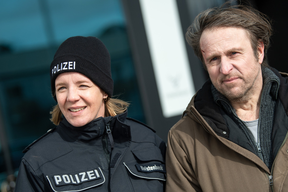 Katrin Wichmann (42) und Bjarne Mädel (52) spielen zusammen im Film "Sörensen hat Angst".