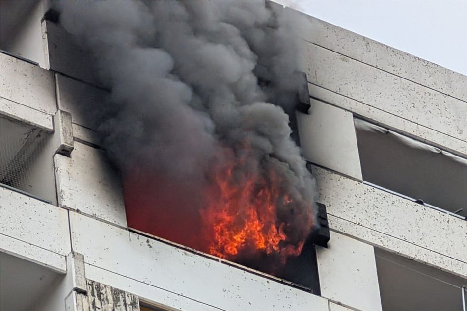 Das Feuer soll im 17. Stock des Hauses ausgebrochen sein.
