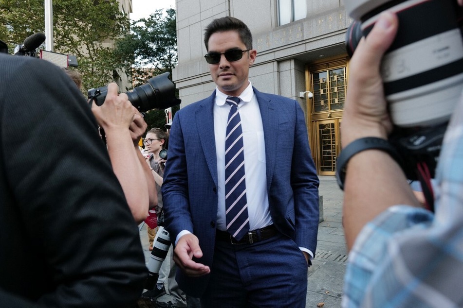 Former FTX co-CEO Ryan Salame leaves a Manhattan court after pleading guilty to criminal charges on September 7, 2023.