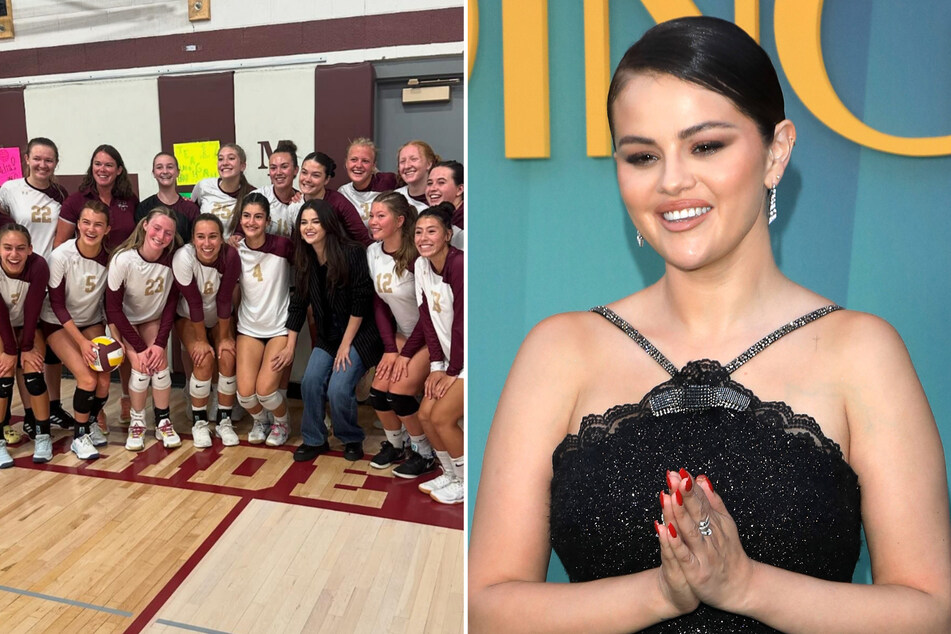 Selena Gomez gives local high schoolers an epic surprise: "They asked!!"