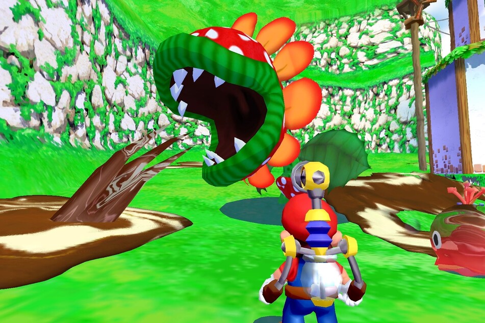 Marios Urlaubsausflug auf dem Gamecube kam mit einem besonderen Kniff daher: Mit der Wasserdüse Dreckweg 08/17 wurde das Move-Set deutlich erweitert.