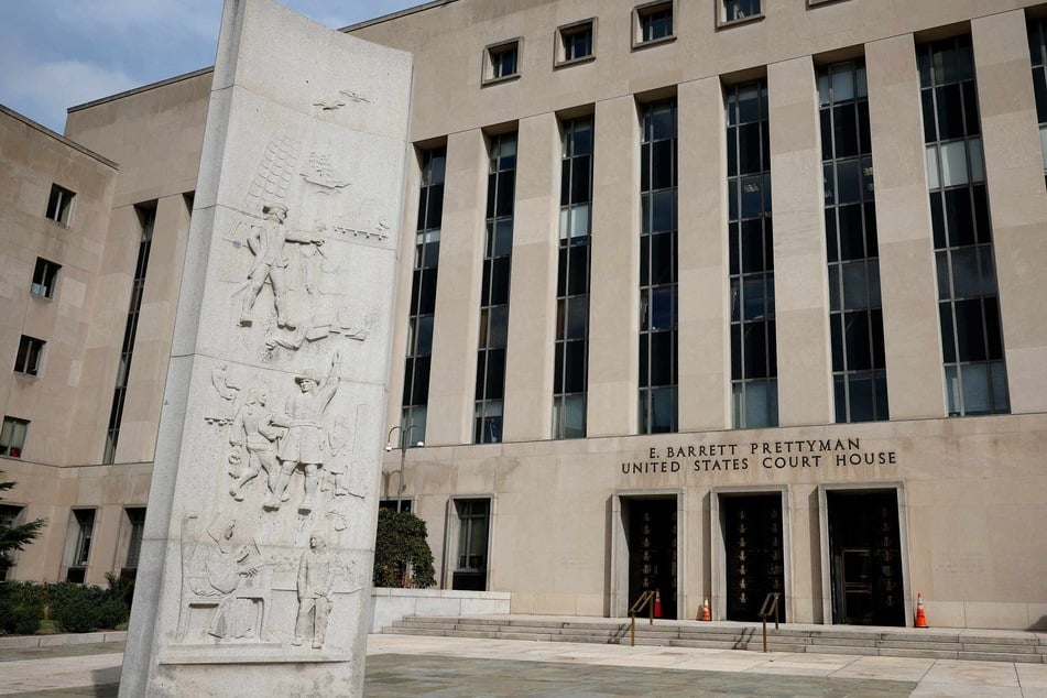 The E. Barrett Prettyman US Court House is seen as the US Court of Appeals hearing oral arguments in TikTok Inc. v. Merrick Garland on Monday in Washington, DC.