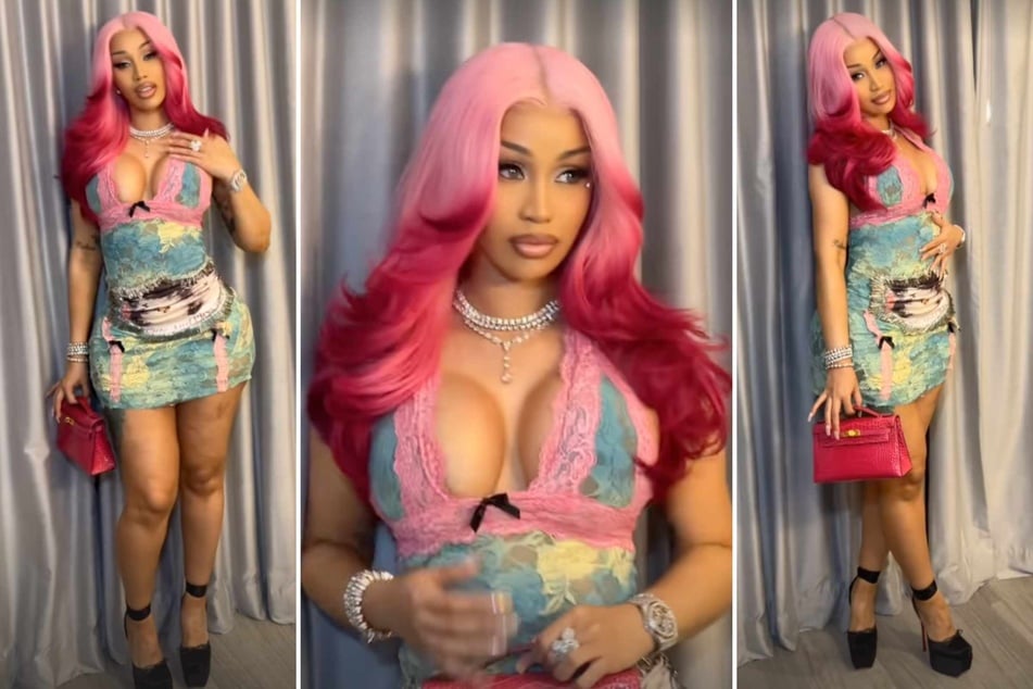 Cardi B was clearly feeling herself in a series of gorgeous Instagram videos posted on Thursday!