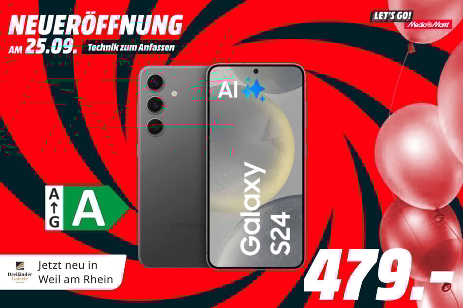 Samsung Galaxy S24 5G für 479 Euro.