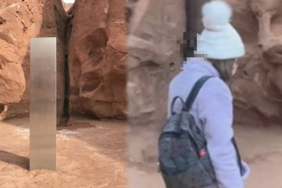 Mystery of the Utah monolith: TikTok video shows strange creature at the site