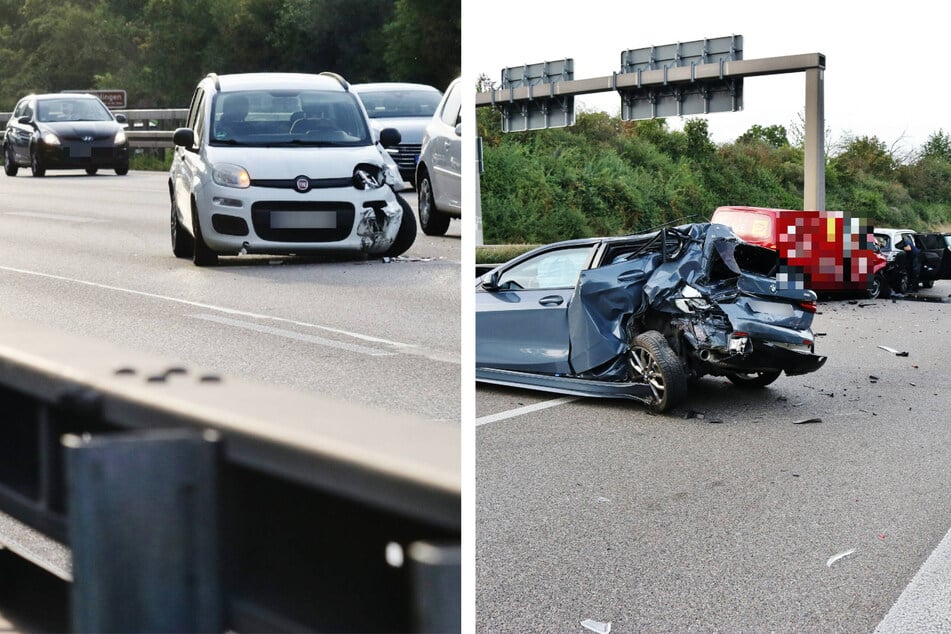 Acht Fahrzeuge involviert: Verletzte nach Massencrash im Feierabendverkehr