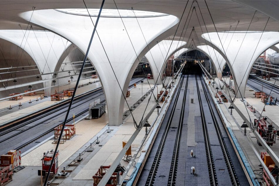 Der neue Tiefbahnhof von Stuttgart wird derzeit noch gebaut.