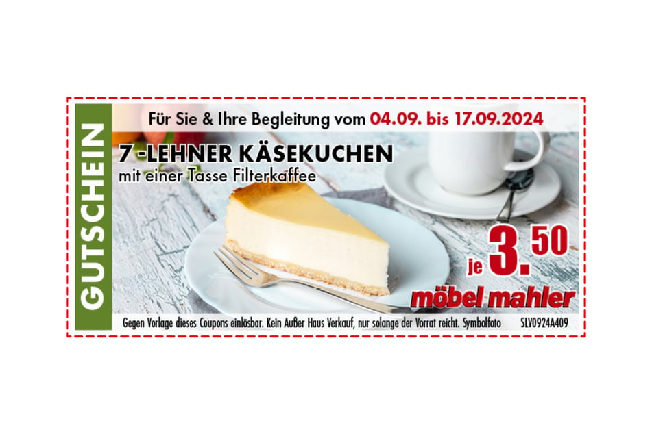 Hier klicken Coupon herunterladen und lecker Sparen.