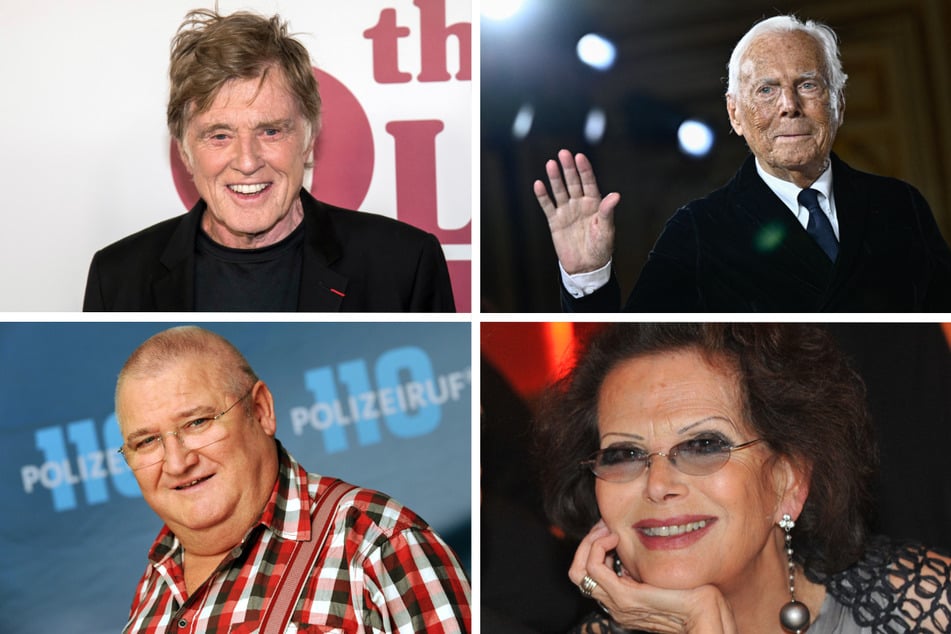 Hollywood-Ikone Robert Redford (†89) zählte ab den späten 1960er-Jahren zu den populärsten Schauspielern überhaupt. Giorgio Armani (†91) gründete sein eigenes Mode-Imperium und galt als Archetyp italienischer Eleganz. Horst Krause (†83) wurde als Polizeihauptmeister im "Polizeiruf 110" einem breiten Fernsehpublikum bekannt. Claudia Cardinale (†87) zählte zu den herausragenden Filmdiven Italiens und spielte Haupt- und Nebenrollen in mehreren internationalen Filmklassikern.