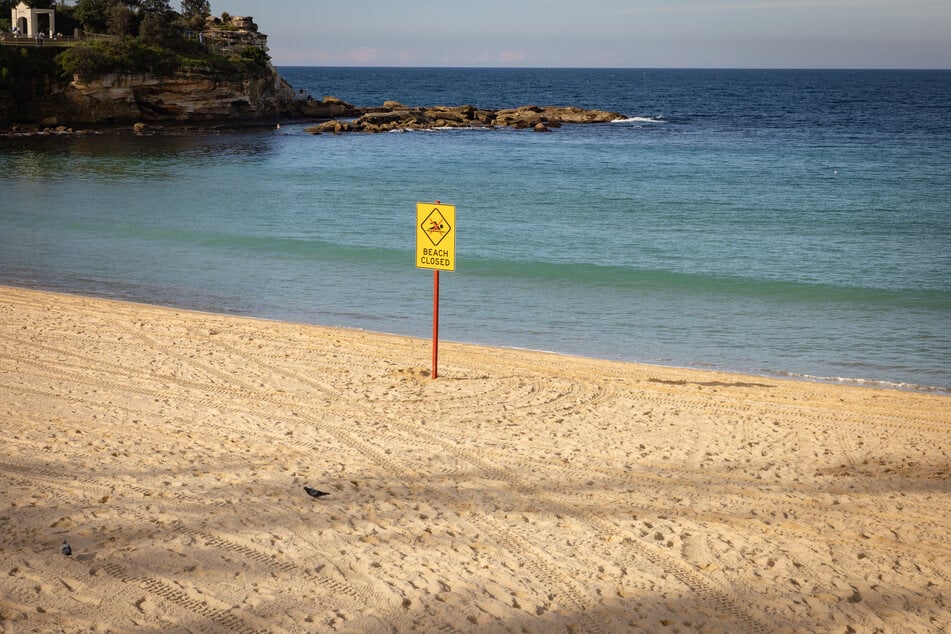 Die Behörden sperrten den Coogee Beach und weitere angrenzende Strände nach dem Hai-Angriff.