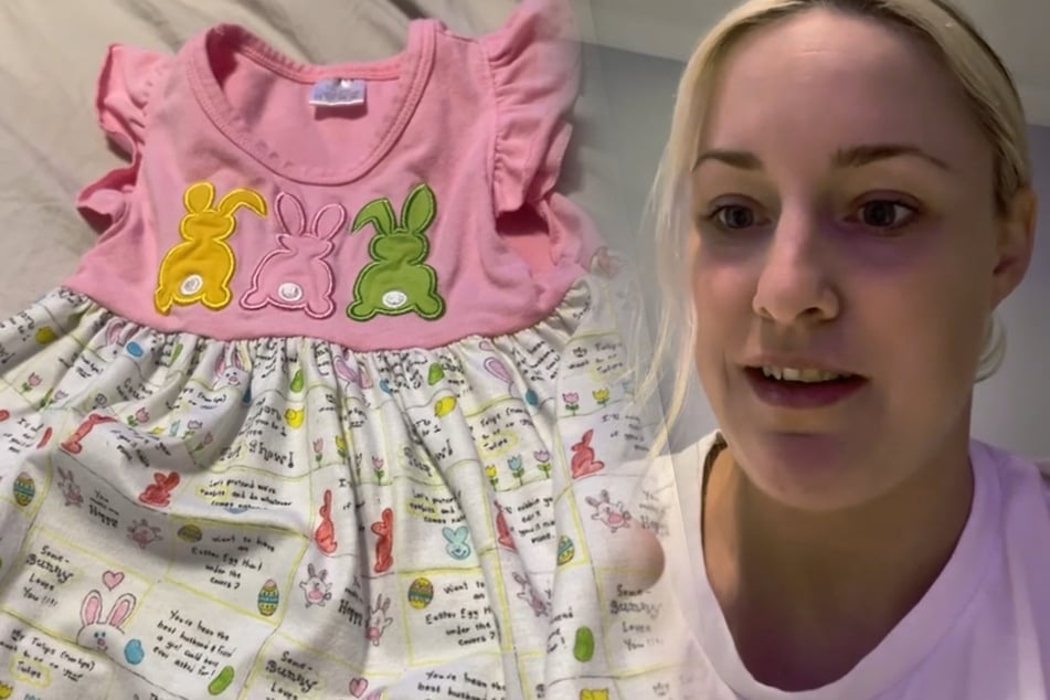 Mutter Heather Brown wird ihrer Tochter dieses Kleid in Zukunft unter keinen Umständen mehr anziehen.