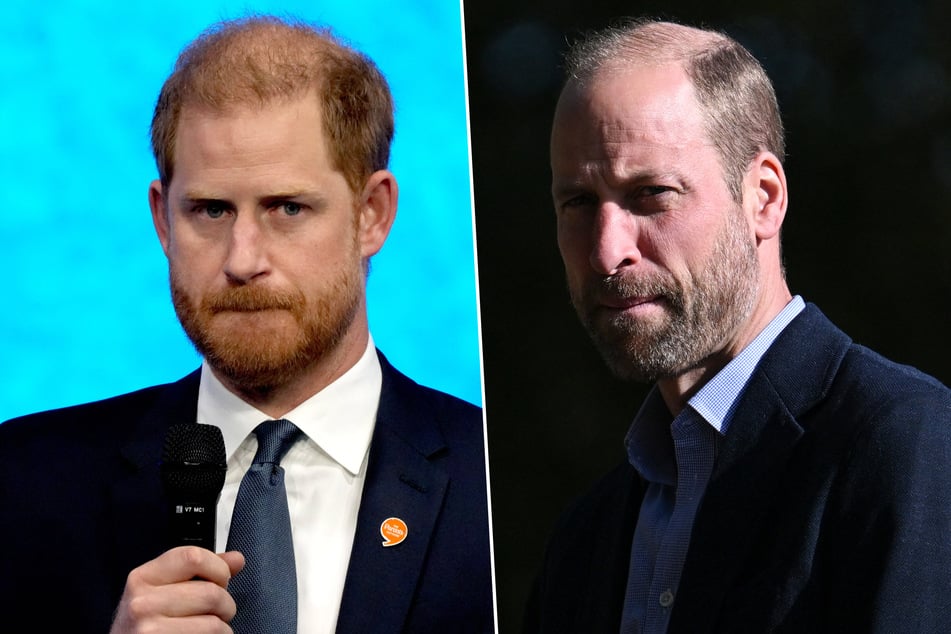 In a new documentary, Prince William (r.) has made a rare comment about his younger brother, Prince Harry, amid the British royal family rift.