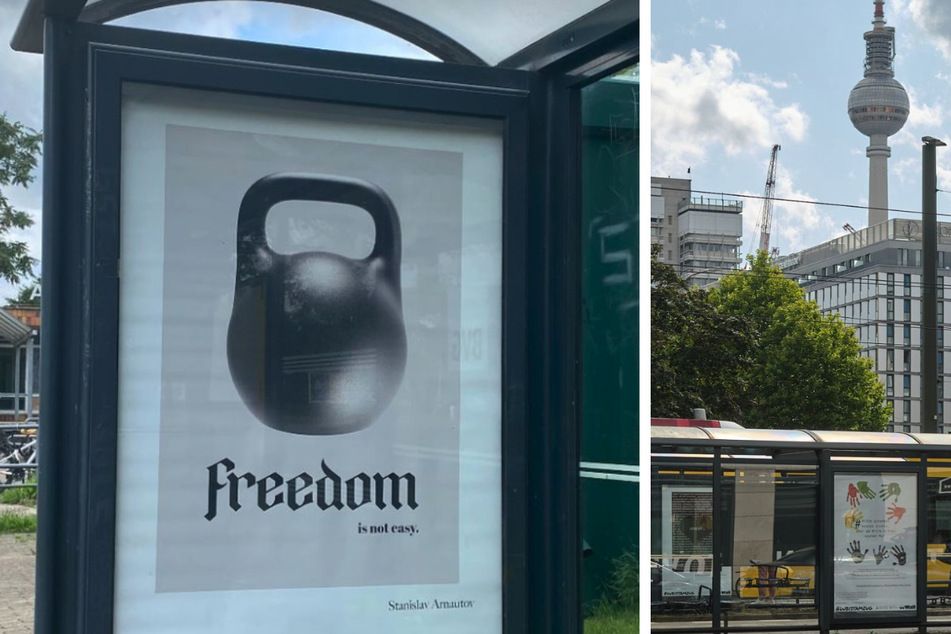 In Deutschlands Hauptstadt zieren 2000 individuelle Plakate etliche Haltestellen.