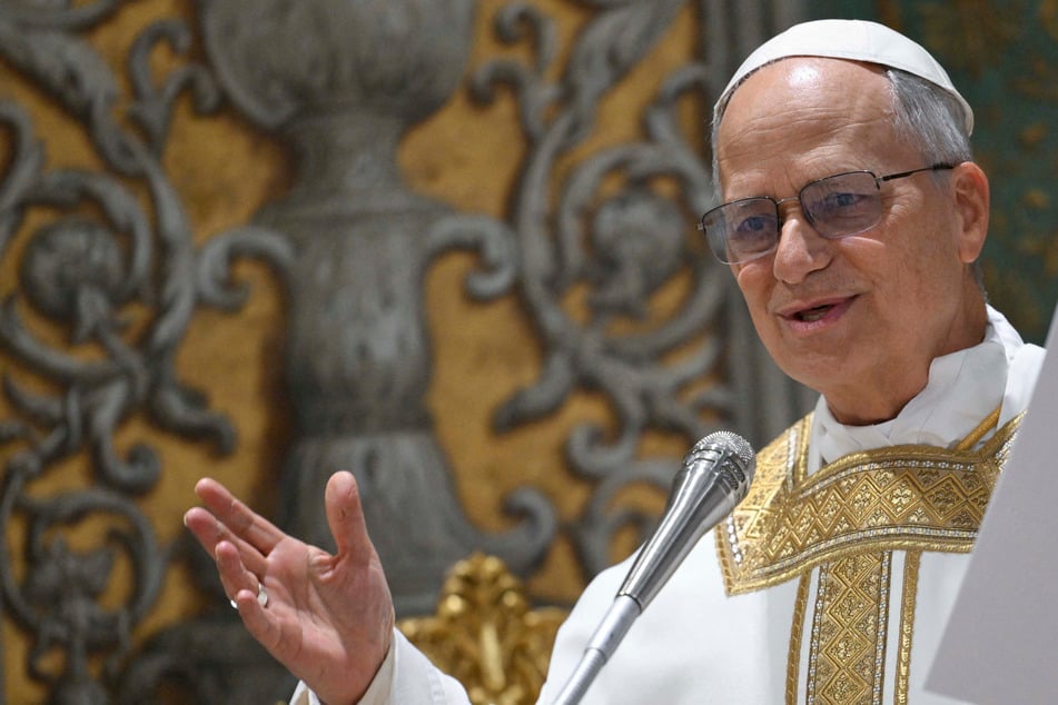 Leo XIV urged the Catholic Church to "desperately" counter a lack of faith in his first homily as pope Friday.