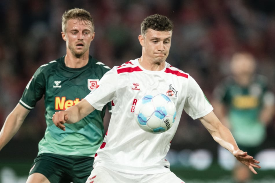 FC-Sechser Eric Martel hatte alle Hände voll zu tun gegen den mutigen Tabellenletzten aus Regensburg.