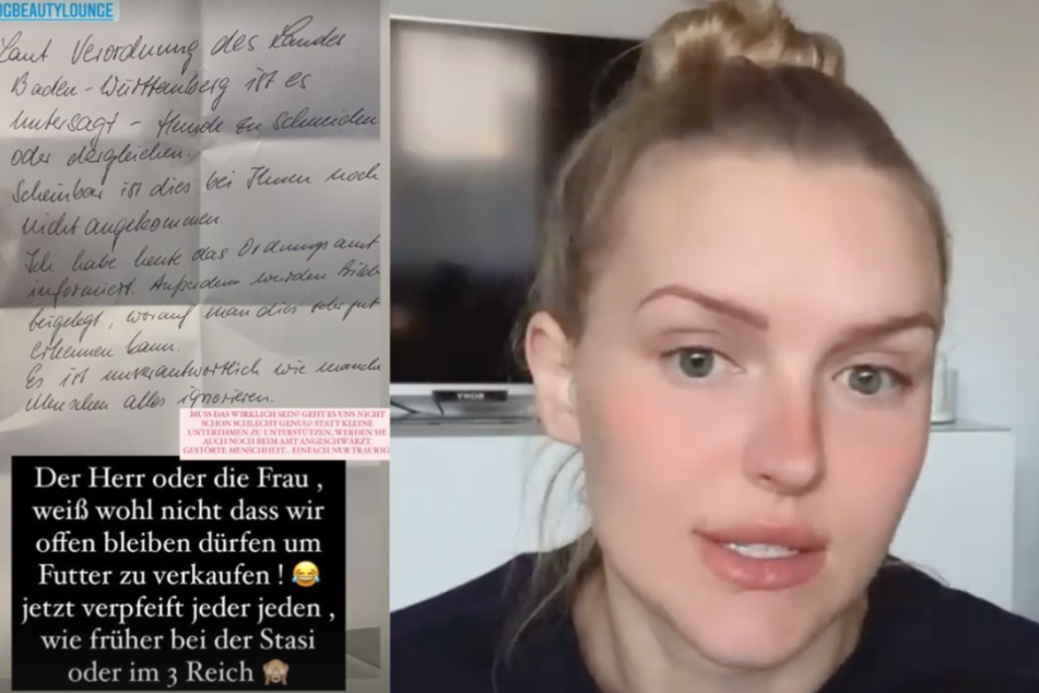 Model Erika ist fassungslos, dass Hundesalon beim Ordnungsamt angezeigt wird, und will helfen