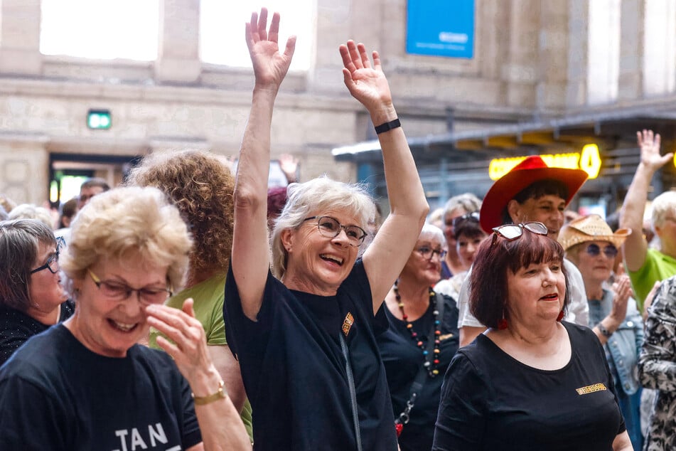 Grund war ein internationaler Linedance Flashmob.