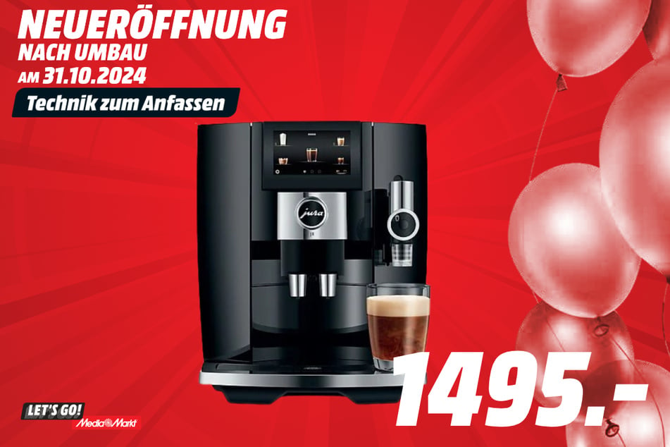 Jura-Kaffeevollautomat für 1.495 Euro.