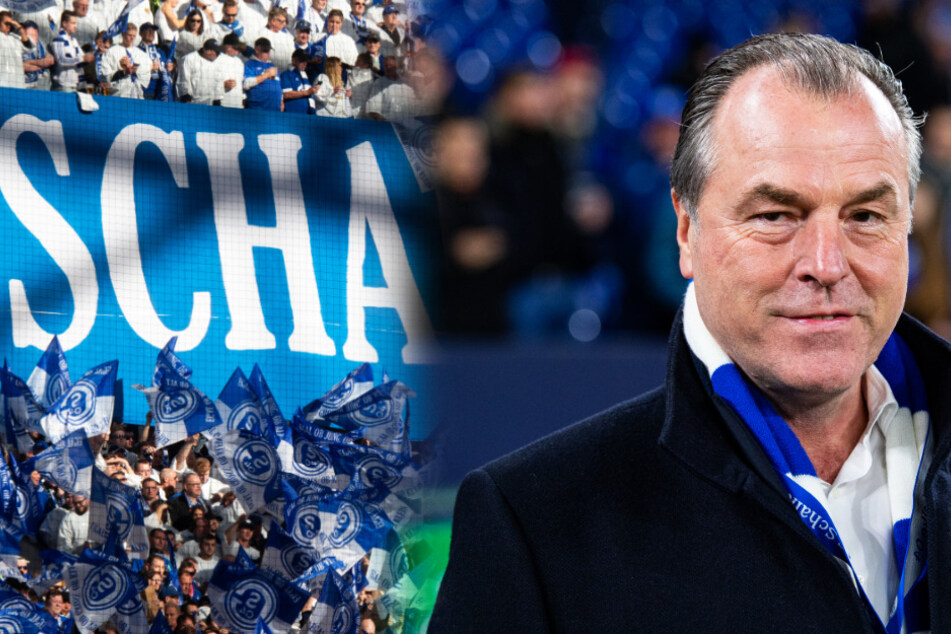 Den Schalke-Fans reicht es deshalb. Sie protestieren gegen die Vereinsführung um Clemens Tönnies (r.). (Symbolbild)