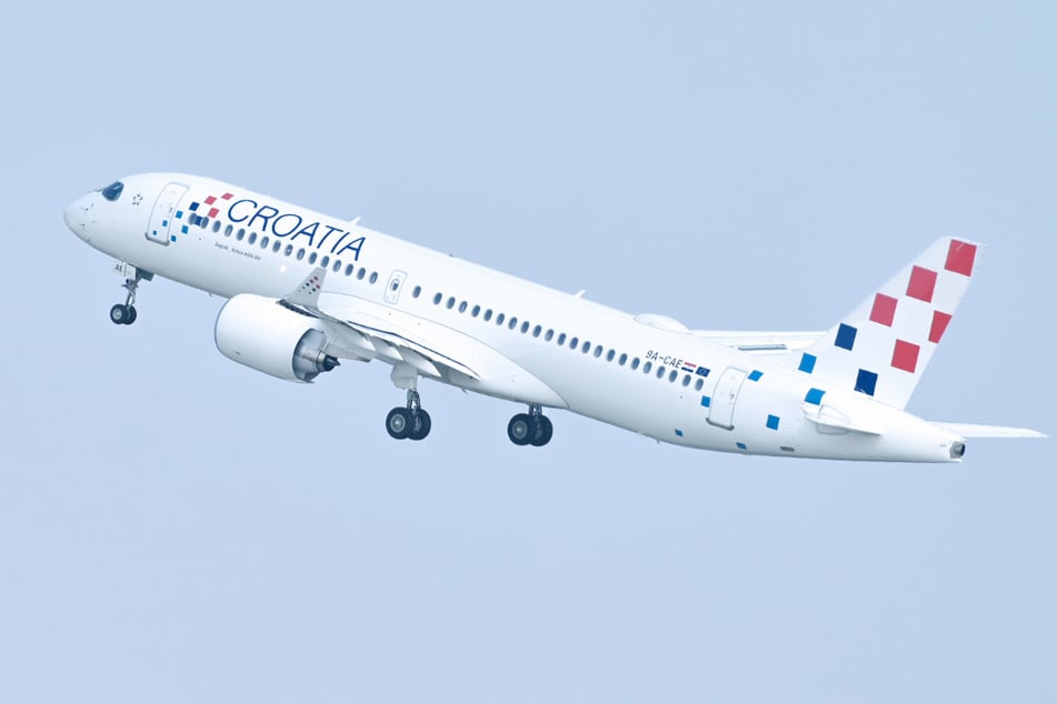 Ein Airbus 220 der Croatia Airlines musste am Samstag seinen Start von Split nach Frankfurt abbrechen. (Archivfoto)