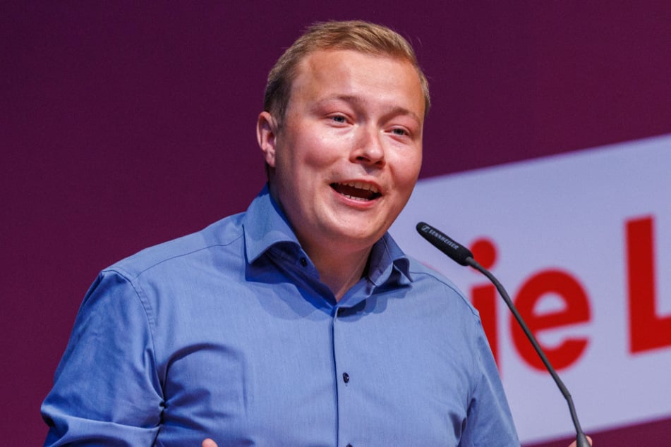 Hennis Herbst (29), Vorsitzender der Linken, will im Wahlkampfendspurt mit seiner Partei "noch mal alles geben". (Archivfoto)
