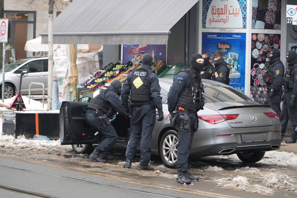 Unter anderem wurden Autos kontrolliert.