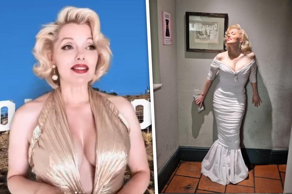 Suzie Kennedy (46) sieht Hollywood-Ikone Marilyn Monroe (1926 -1962) zum Verwechseln ähnlich.
