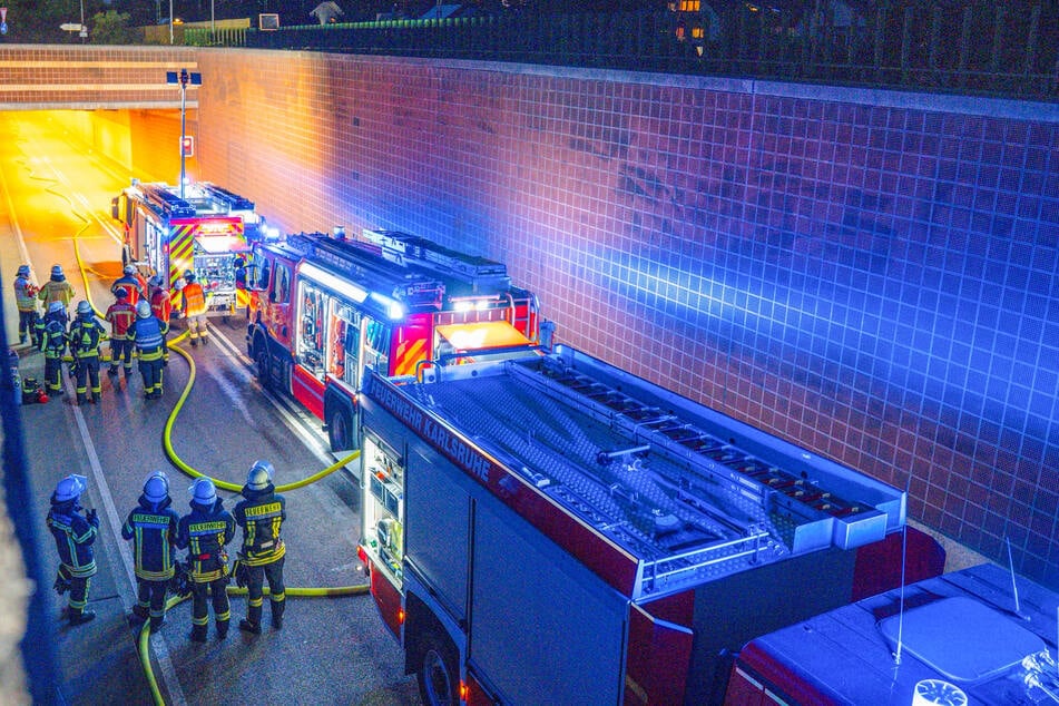 Der Tunnel ist vorerst gesperrt.