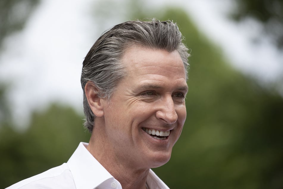 Governor Gavin Newsom (pictured) of California – who has demonstrated a willingness to go toe-to-toe with top Republicans – would be unlikely to be intimidated by Trump's broadsides.