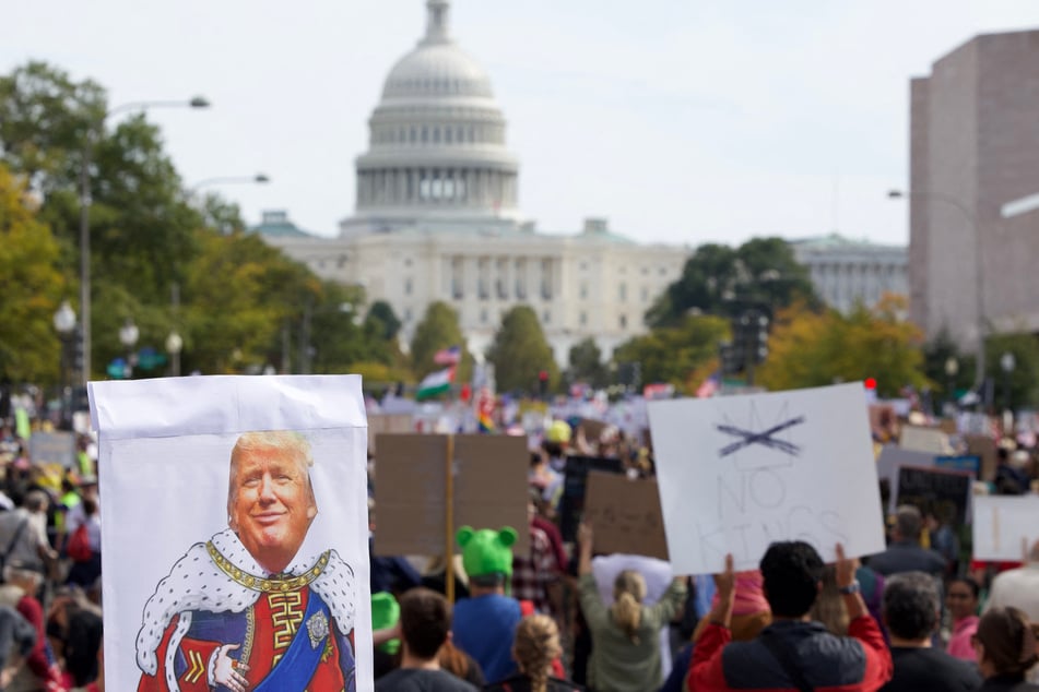 So far, President Trump has had a muted response to the "No Kings" rallies.