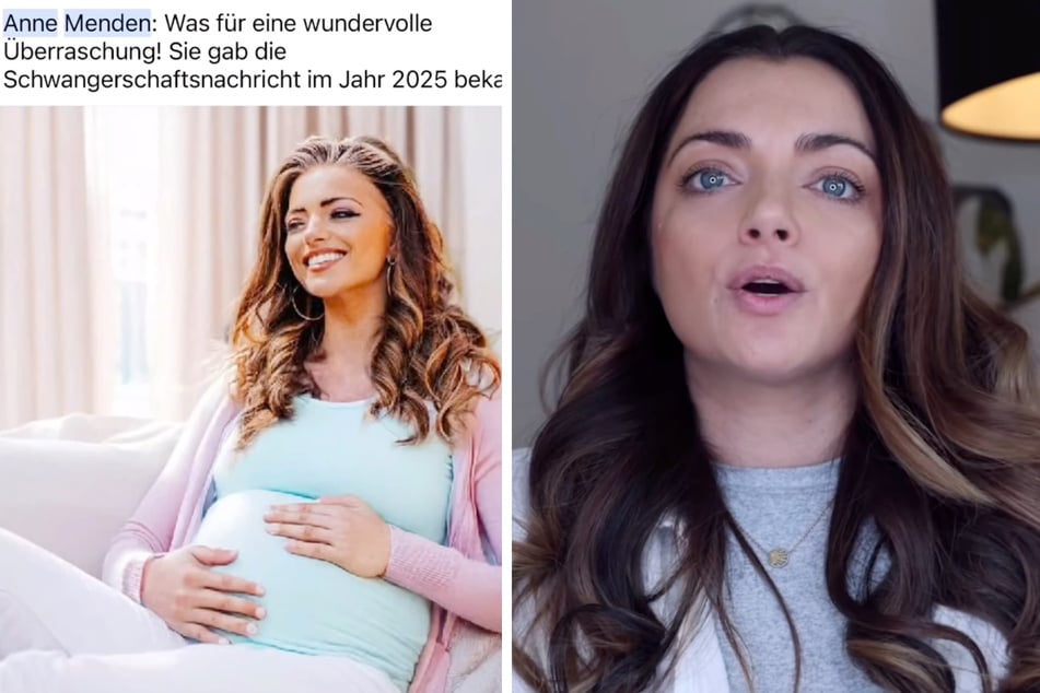 Von Anne Menden (39) wurden Fotos mit angeblichem Babybauch im Netz geteilt.