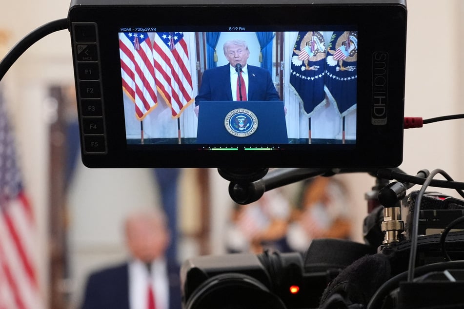 Donald Trump has avoided the public eye since delivering a nationwide address on Wednesday night.