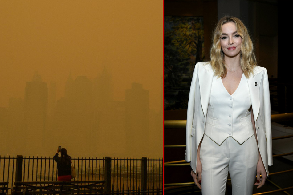 Broadway actor Jodie Comer was forced to halt a matinee performance of Prima Facie due to breathing troubles caused by air pollution in New York.