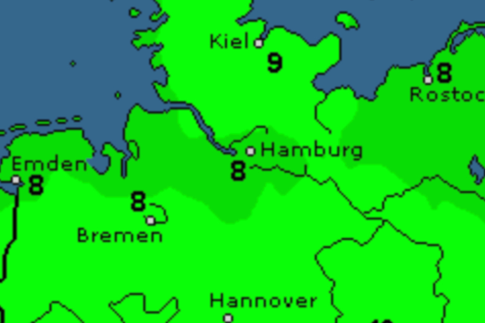 Die Temperaturen bleiben einstellig.