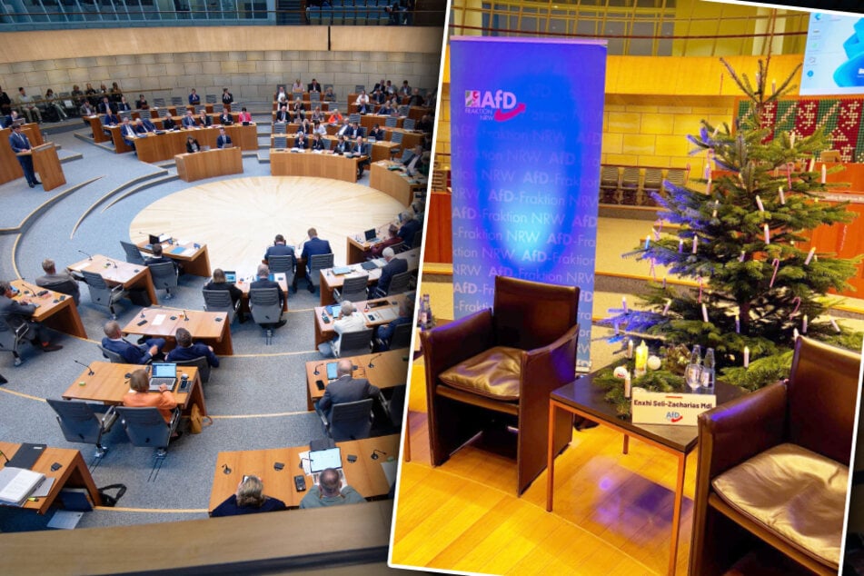 Ungewöhnlicher Zoff in NRW: AfD streitet mit Landtag um Weihnachtsbaum-Verbot