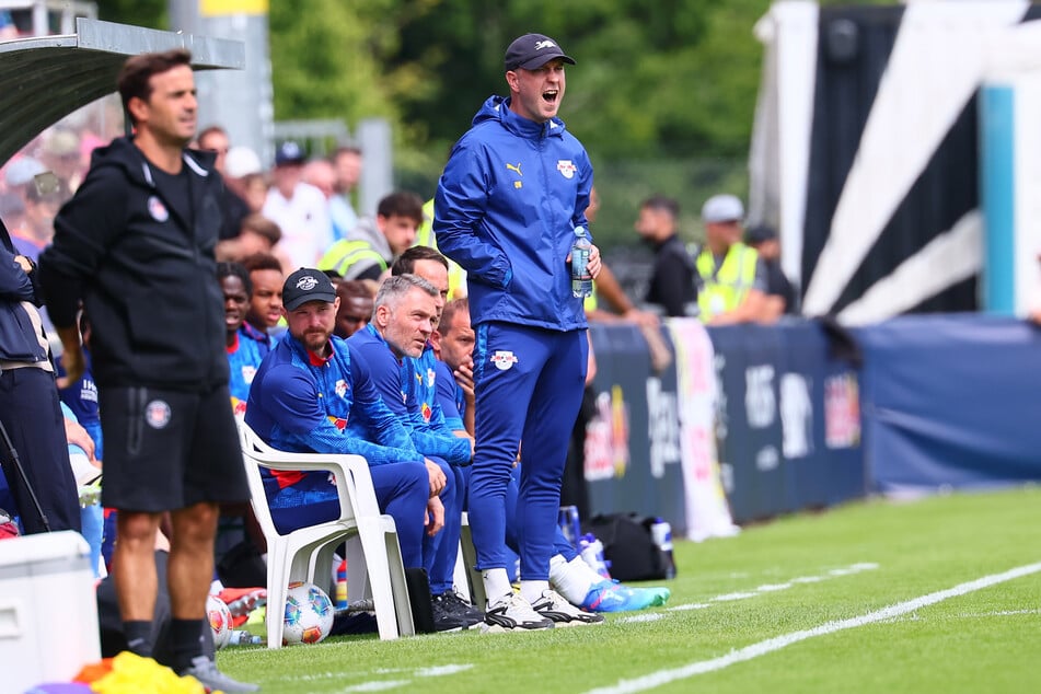 Mit den Anfangsminuten war RB-Coach Ole Werner, gerade wegen seiner wackligen Abwehr, nicht ganz zufrieden.