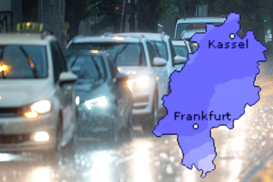In der Nacht zu Dienstag kommt es gebietsweise zu kräftigem Regem in Frankfurt und ganz Hessen, wie auch der Dienst Wetteronline.de (Grafik) vorhersagt. Nördlich des Mains kann laut Deutschem Wetterdienst auch Starkregen niedergehen.