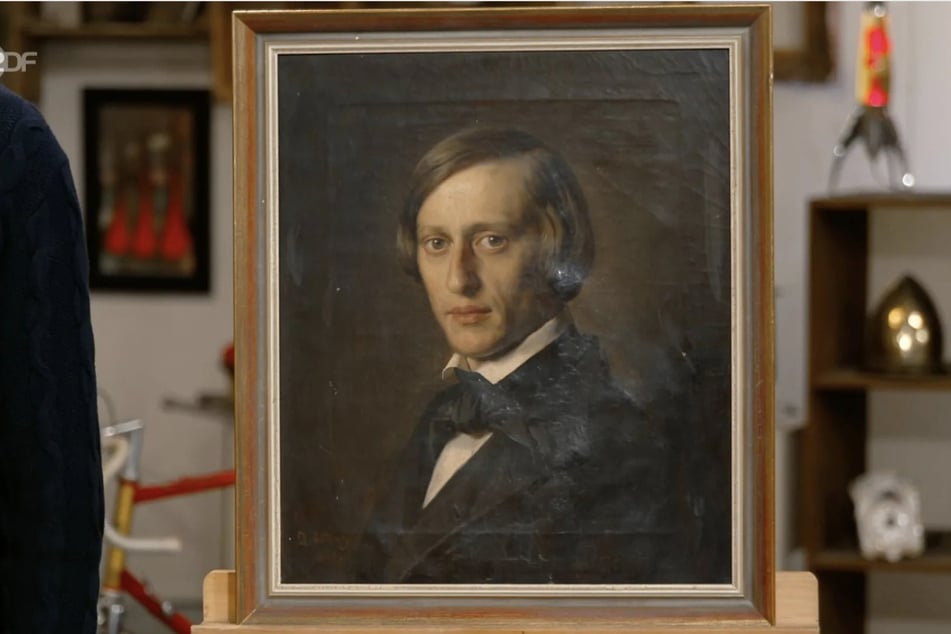 Das Werk von Julius Amatus Roeting aus dem Jahr 1846 zeigt einen Vorfahren des Verkäufers, Schätzpreis: 800 bis 1000 Euro.