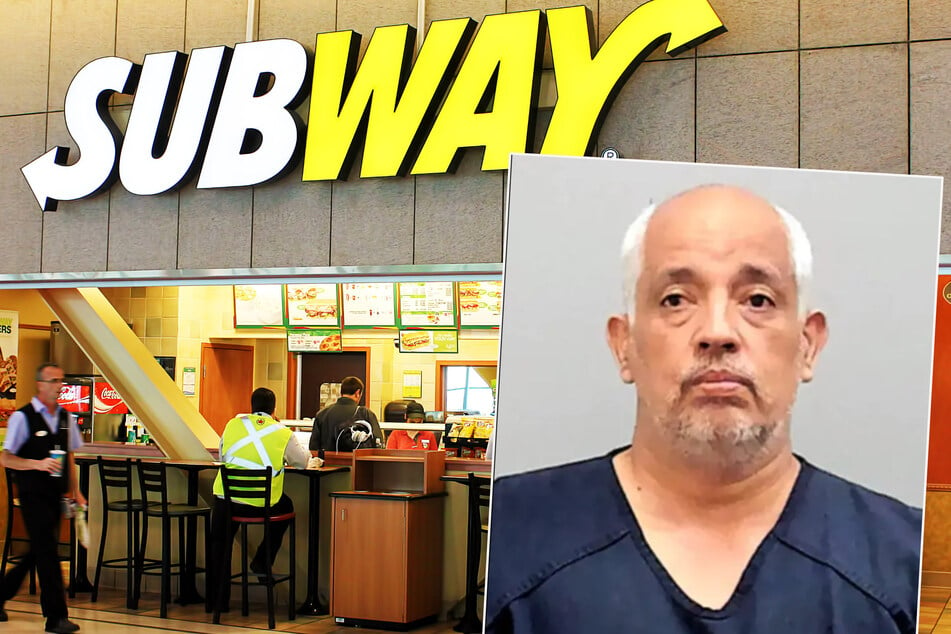 Alberto de Barros (54) schmiss in einer Subway-Filiale mit einem Sandwich um sich.