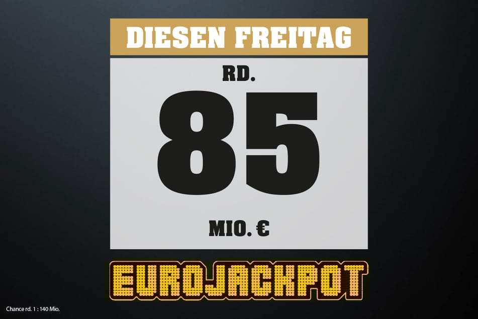 Eurojackpot: Diesen Freitag (18.7.) liegen 85 Millionen Euro im Jackpot.
