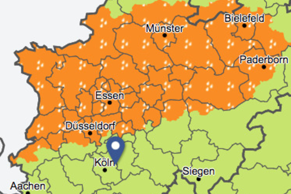 Der Deutsche Wetterdienst warnte am Mittwoch vor einer erhöhten Sturmgefahr in NRW.