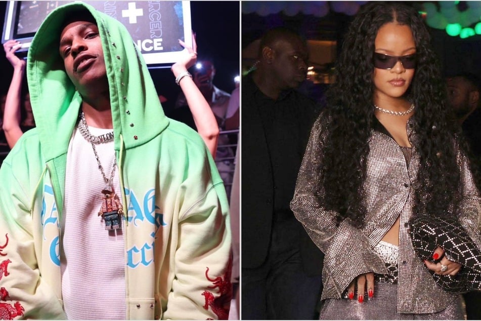 Rihanna and A$AP Rocky caught twinning in matching outfits for birthday bash!