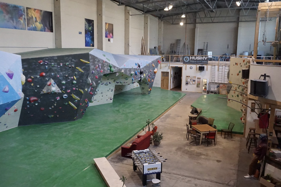 Leere Halle: Die Kosmos Boulderhalle in Plagwitz ist aktuell geschlossen.