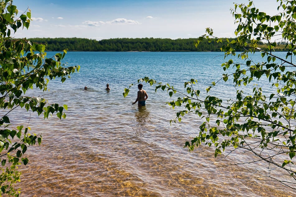 Der Bockwitzer See ist leicht zu finden. Badestellen sind ausgewiesen.