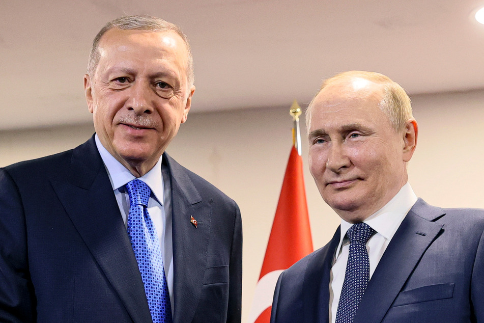 Der russische Präsident Wladimir Putin (r., 70) und der türkische Staatschef Recep Tayyip Erdogan (69) bei einem Treffen im Juli 2022.