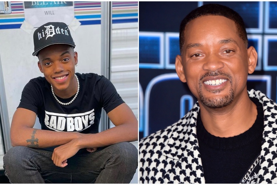 On Tuesday, the first teaser for the upcoming reboot, Bel-Air was dropped where Will Smith (r) crowns Jabari Banks (l) as the new "Fresh Prince."