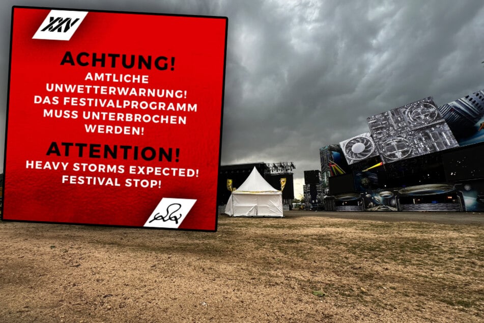 Unwetter-Alarm: Festival-Gelände in Thüringen geräumt!