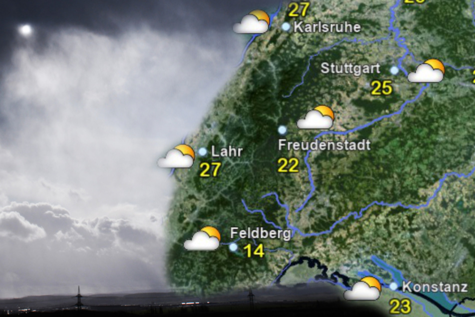 Das Wetter wird am Wochenende in Baden-Württemberg wechselhaft. (Bildmontage)