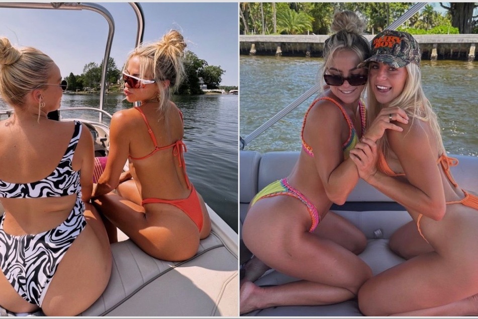 Cavinder twins ring in birthday bash in sexy bikinis!