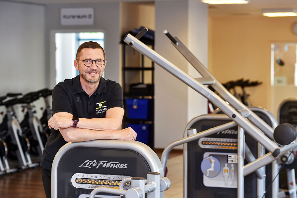 Falk Noack (52), Chef im Thomas Sport Center in Dresden.